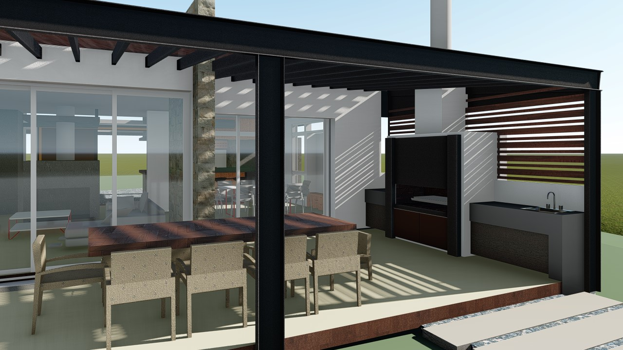 Render de proyecto integral de arquitectura